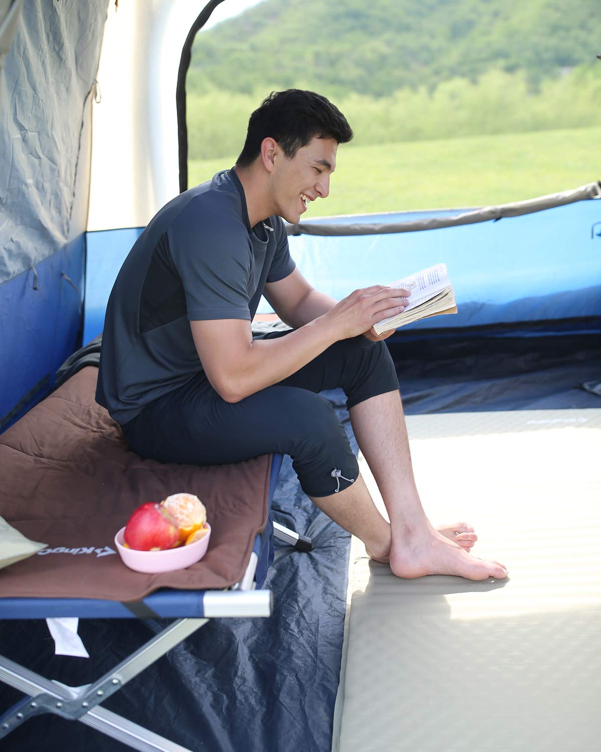 Amazon.co.jp: KingCamp アウトドア コット キャンプ ベッド